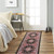 Home Dynamix Premium Sakarya Traditional Medallion Border Area Rug  Black  1'9"x7'2" Runner