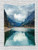 Ambesonne Landscape Tapestry  Alpine Lake with Dramatic Sky Forest and Mountains Journey Art  Wall Hanging for Bedroom Living Room Dorm Decor  60" X 80"  Green Grey