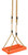 Swingan - One of A Kind Standing Swing with Adjustable Ropes - Fully Assembled - Orange