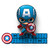 3DLightFX Marvel Avengers Captain America Mini 3D Deco Light