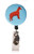 Pit Bull Dog Breed Retractable Badge Reel ID Badge Holder