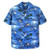 XL Blue Great White Hammerhead Shark Stingray Hawaiian Shirt