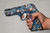 Blue skulls Rubber Bands Gun  Christmas Gift For Him