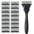 Schick Hydro Skin Comfort Sensitive 5 Blade Razor for Men  1 Handle and 17 Refills