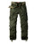 AKARMY Men's Cotton Casual Military Army Camo Combat Work Cargo Pants with 8 Pockets Military Green 36