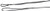 Ancol Heritage Nylon Show Lead  138 cm x 3 mm  Black