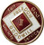 2 Year Red and Black NA Medallion Official Narcotics Anonymous Chip