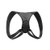 ANGOU Posture Corrector  Upper Back Support  Correction Posture for Shoulder  Neck  Clavicle Pain Relief  Adjustable Full Back Support-Black_L