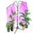 Grow Light with Stand  Slaouwo LED Grow Lights for Indoor Plants  Smart Red and Blue Spectrum Grow Lamp Stand with Timer for Seedling  Auto ON Off  Adjustable Tripod Stand  and  Gooseneck