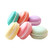 Amyzor 6pcs Macaron Case, Mini Macaron Box, Macaron Jewelry Box, Macaron Cute Pill Box, Colorful Macaron Storage Box Candy Jewelry Organizer Pill Case Container, Assorted Color, 1.65inches