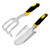TIENAILING 2PCS Garden Tool Set Rake Hand Shovel Gardening Tools with Soft Rubberized Non-Slip Handle, Garden Tool for Transplanting Weeding Digging and Planting