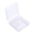 Fielect 2 x 9V Battery Storage Case Holder Organizer Box Transparent