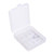 Fielect 18650 Battery Storage Case Holder Organizer Box Transparent