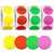 2000 Pieces Round Removable Color-Code Dot Stickers Circle Dots Stickers Label Rolls Label Sticker for Office, Inventory Labeling 500 Pieces/ Roll -Red, Pink, Yellow, Green-