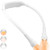 LED Neck Reading Light,Raniaco Rechargeable Book Light, 3 Colors 6 Brightness Levels Flexible Neck Hands Free Reading Lamp for Reading in Bed, Ideal for Crafts, Knitting, Walking, Jogging or BBQ