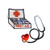 Care Package Stethoscope First Aid Kit Patch Embroidered Iron-On Applique for Backpacks Jeans Jackets T-Shirts Clothing -Multicolored-