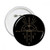 Totem Pattern Geometry Fan Alien Round Pins Badge Button Clothing Decoration Gift 5pcs