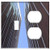 2-Gang, Toggle Outlet Combination Wall Plate Cover - Harbour City Hamburg Architecture Building Germany