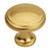 Cosmas 5982GC Gold Champagne Cabinet Hardware Round Knob - 1-1/8" Diameter