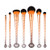 7 Pcs Professional Makeup Brush Eyeshadow Brush Fan Brush Beauty Tools