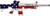 WickedGoodz American Flag Tactical AR-15 Vinyl Decal - Ar15 Bumper Sticker - Great Gun 2nd Amendment Patriot Gift