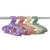 CUTEH 10pcs Kids Clothes Hanger Racks Portable Plastic Display Hangers Windproof Children Coats Hanger Baby Clothing Organizer,Orange