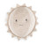 Demdaco Soft Tan Dot Moon and Back Plush Children's Stuffed Animal Toy Rattle