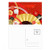 Folding Fan Sakura Geometry Pattern Postcard Set Birthday Mailing Thanks Greeting Card
