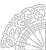 Quilting Creations Fan Design Quilt Stencil