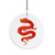 Red Asian Dragon Fan/Light Pull