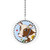 Gotham Decor Brown and White Country Cow Fan/Light Pull