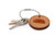 Taco Keychain, Wood Twist Cable Keychain - Small