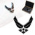 Dsycar Black Metal US Air Force Emblem 3D Black Wings Auto Badge USAF Sticker - Gift 4 Free Air Force Logo Tire Valve Stem Caps -Black Air Force Emblem-
