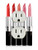 Trendy Accessories Five Hot Lipsticks Design Print Image Electrical Outlet Plate
