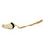 Brass Polished Toilet Tank Flush Lever Handle, with Nut Lock, Gold Finished -Side Mount-