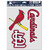 WinCraft MLB St. Louis Cardinals Decal Multi Use Fan 3 Pack, Team Colors, One Size