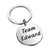 HOLLP Vampire Lover Gift Team Edward Keychain Twilight Fan Gift Birthday Gift for Her -Keychain-
