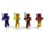 Minecraft Cake Topper Minecraft Action Figures Toys for The Minecraft Party Supplies.Dedicated to All Sisters and Fans Who Like BTS.-with Weapons-