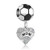 ReisJewelry Mom Charm Heart Love Mothers Day Charms Bead for Bracelets -Soccer Mom- ReisJewelry Mom Charm Heart Love Mothers Day Charms Bead for Bracelets -Soccer Mom-
