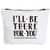 Friends Quotes Makeup Cosmetic Bag Zipper Pouch - Friends TV Show Cosmetic Travel Bag Toiletry Make-Up Case Multifunction Pouch Gifts for Friends Fan/ Women/Sister -purple-