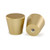 homdiy Brushed Brass Cabinet Knobs Gold Dresser Knobs-LS745GD Solid Round Drawer Knobs Gold Knobs for Dresser Drawers Gold Kitchen Cabinet Hardware 5 Pack