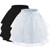 Abaowedding Flower Girls Hoopless Petticoat Slip with 3 Layers Elastic Kids Crinoline Underskirt-White,One Size-