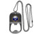 NHL Siskiyou Sports Fan Shop Buffalo Sabres Bottle Opener Tag Necklace 20 inch Steel
