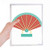 Fan China Pattern Notebook Loose Leaf Diary Refillable Journal Stationery