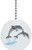 Dolphins Jumping Solid Ceramic Fan Pull