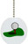Golf Ball Tee Solid Ceramic Fan Pull