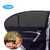 Car Window Sunshade, AIFFERA -2 PCS- Car Side Window Sun Shade Cover,Baby Kid Pet Breathable Sun Shade Mesh Backseat,Fits for Most Cars,UV Rays and Privacy Protection