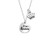 WSNANG Gossip Girl Inspired Gift Blair Queen Necklace Blair Queen B Jewelry for Gossip Girl TV Show Fans -Blair NL-
