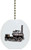 Vintage Train Solid Ceramic Fan Pull
