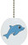 Baby Dolphin Nautical Solid Ceramic Fan Pull